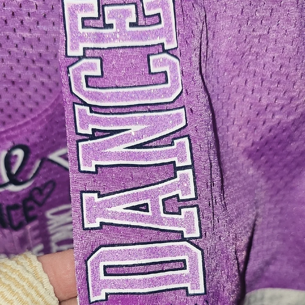 Justice Purple and White Dance Matching Set